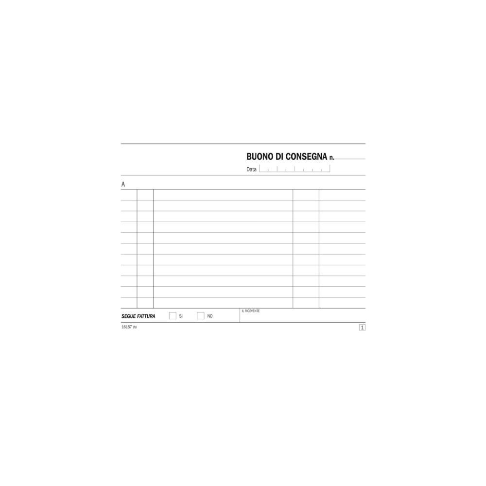 Buoni di consegna 50x2