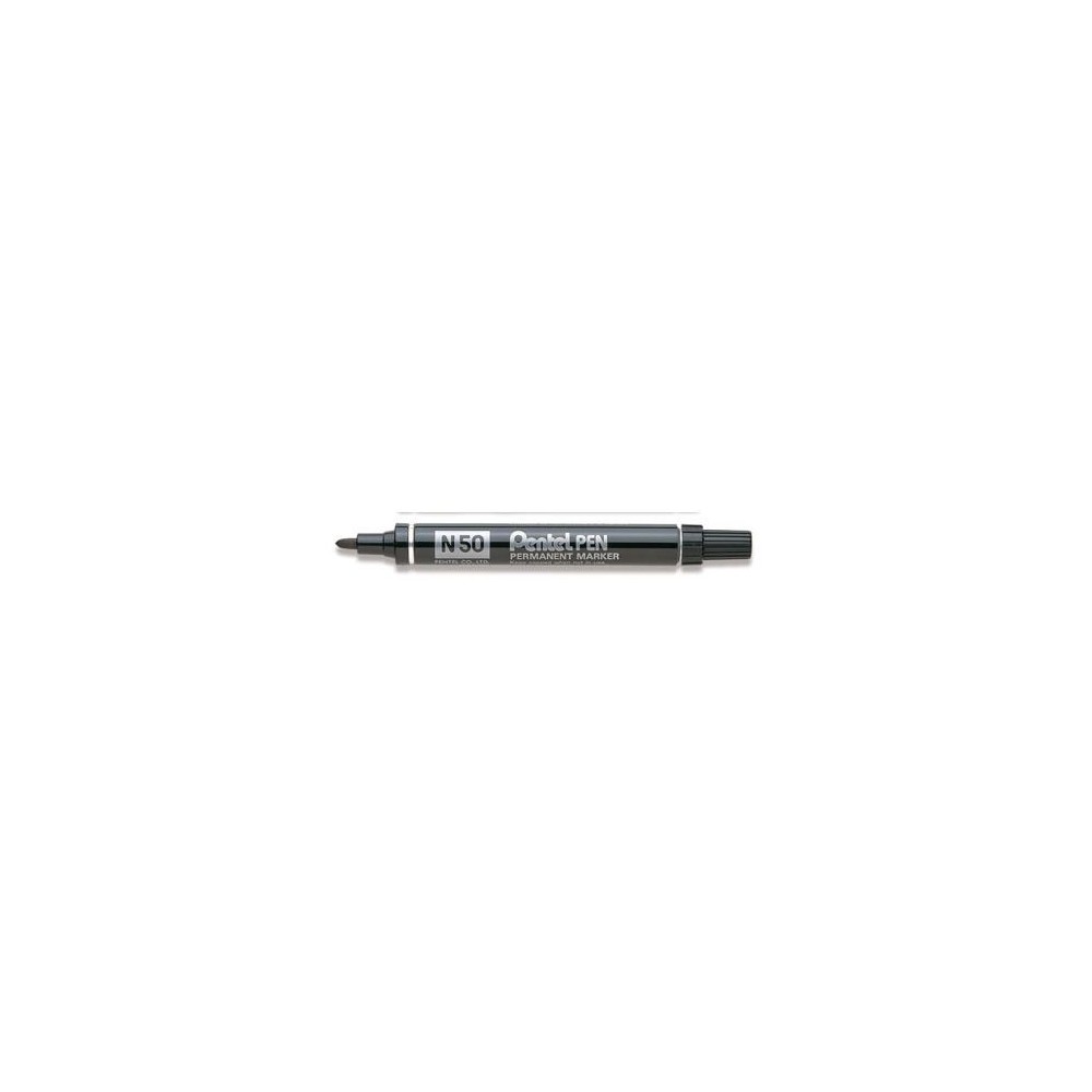 Pentel Maxiflo MWL5W-AX – Pennarello Per Lavagna Bianca, Punta Conica Ultra-Larga, Nero, 12 Pezzi
