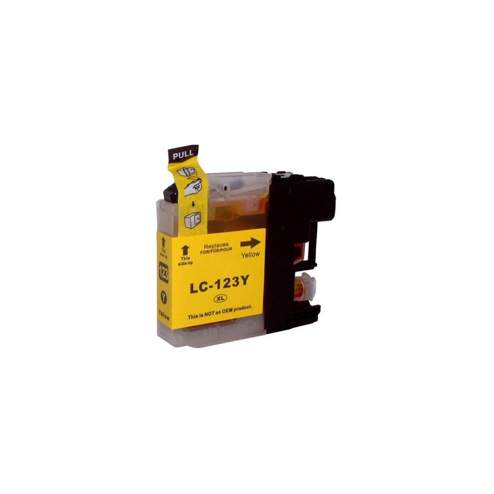 Cartuccia compatibile BROTHER modello LC121Y / LC123Y - GIALLO